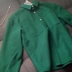 H&M dress jacket, Large, green